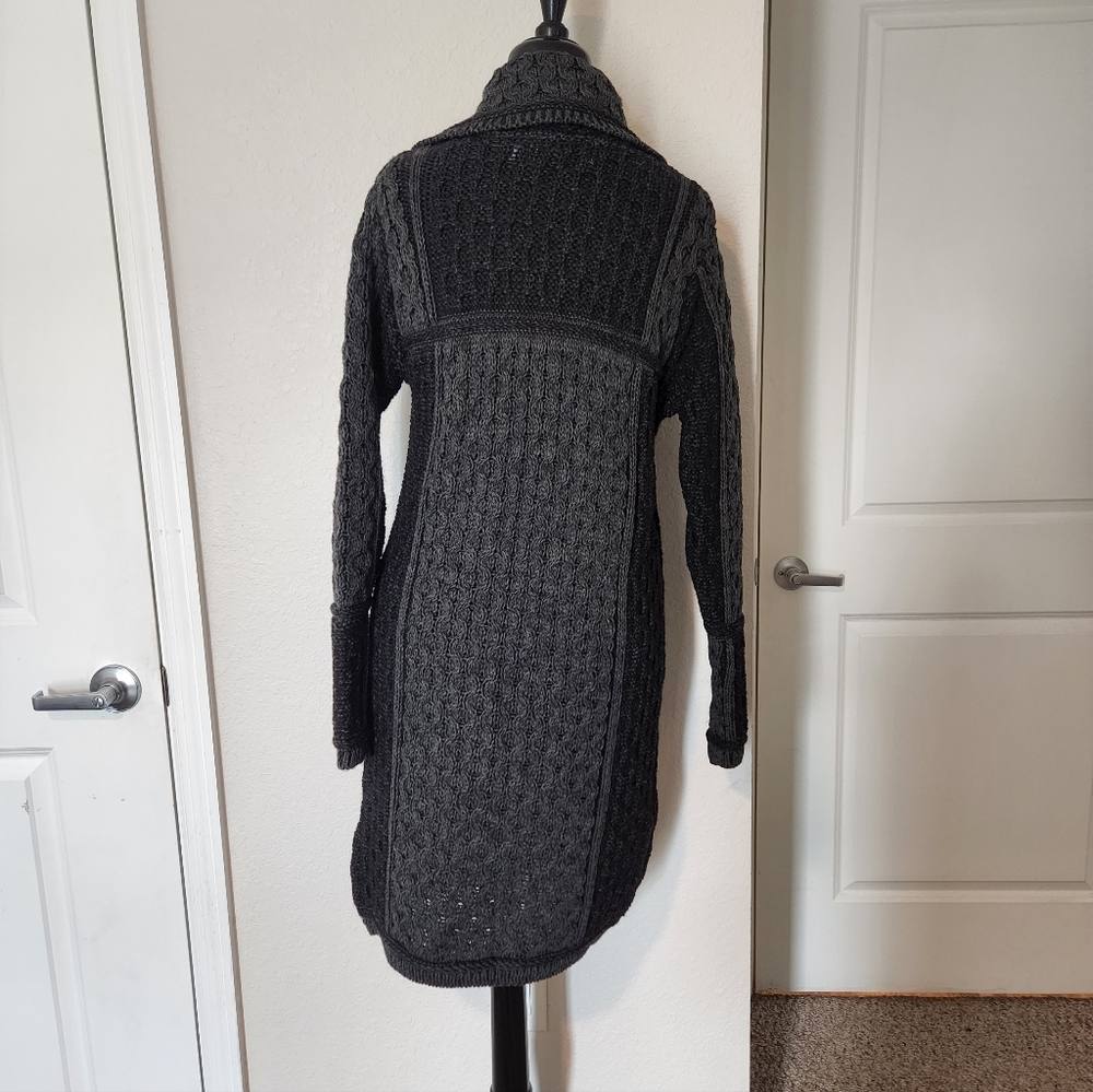 Aran Crafts Charcoal Knit Sweater Vintage - Picture 4 of 7